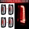 Spec-D Tuning LED TAILLIGHT MATTE BLACK HOUSING AND CLEAR LENS, 2PK LT-DEN07JMLED-SQ-RS - alternate 6